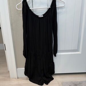 Elegant Black Women's Romper